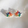Andean Flower Rainbow Earrings