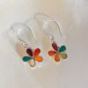 Daisy Flower Rainbow Earrings
