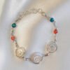 Spiral Mother Pearl Bracelet