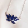 Lotus Flower Sodallite Necklace